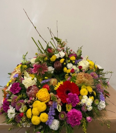 Funeral Wreath Bright.