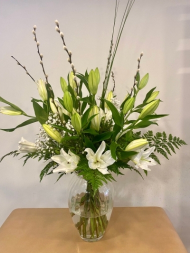White Lilies in a Vase